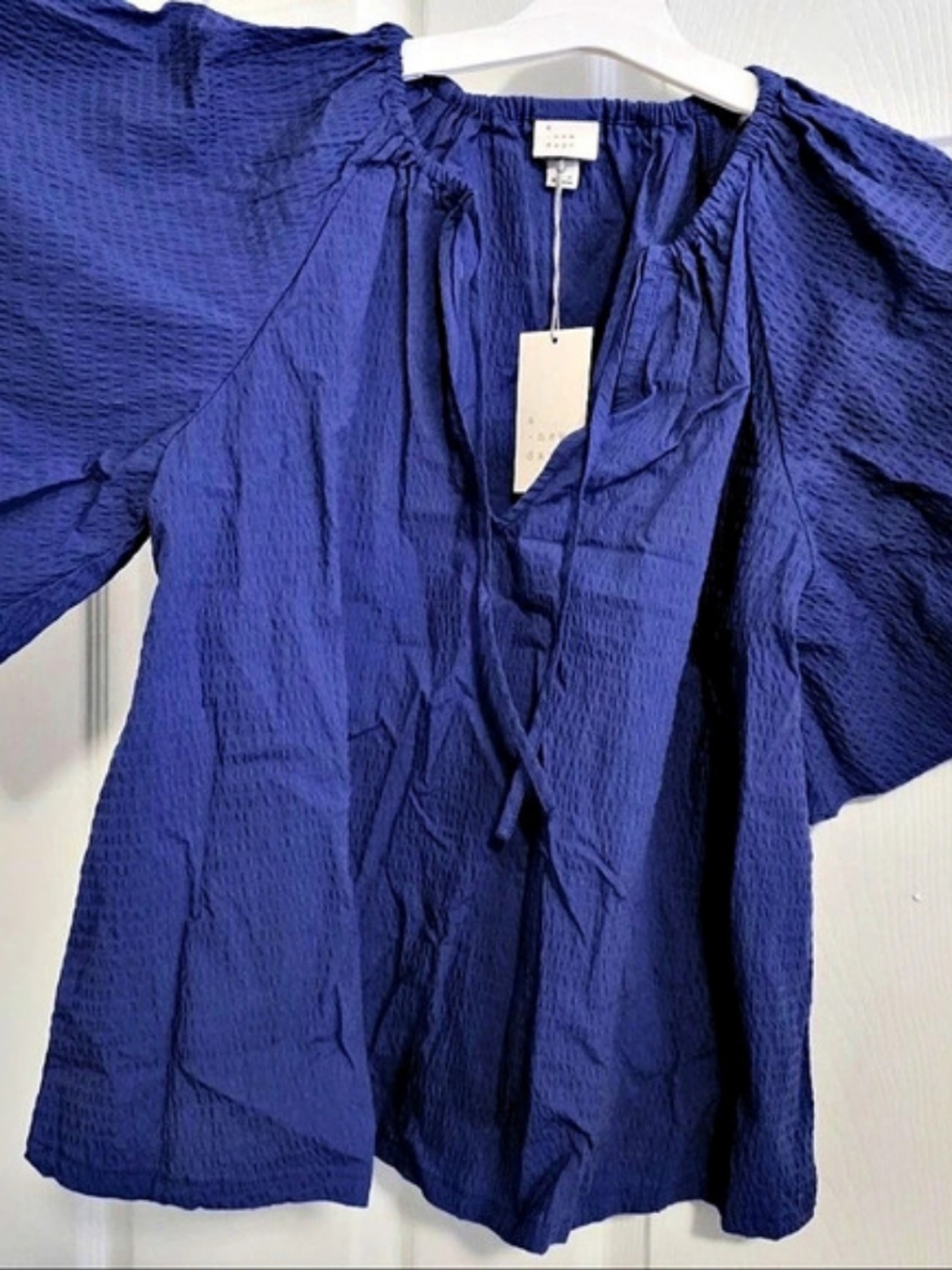 a new day Blouse in Blue Size Medium NWT